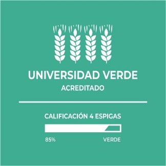 Logo Universidad Verde Acreditado - Cuatro Espiga
