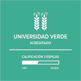 Logo Universidad Verde Acreditado - Dos Espiga