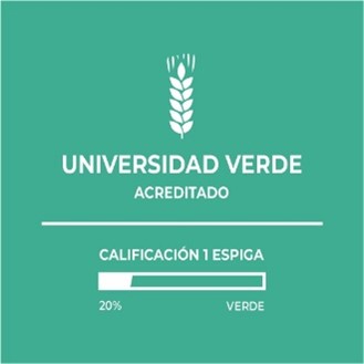 Logo Universidad Verde Acreditado - Una Espiga